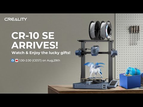 CR-10 SE Arrives! Explore the Magic with The Real Sam Prentice！