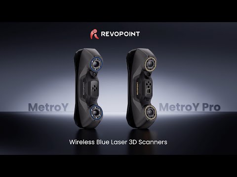 Revopoint MetroY &amp; MetroY Pro - Wireless Blue Laser 3D Scanners