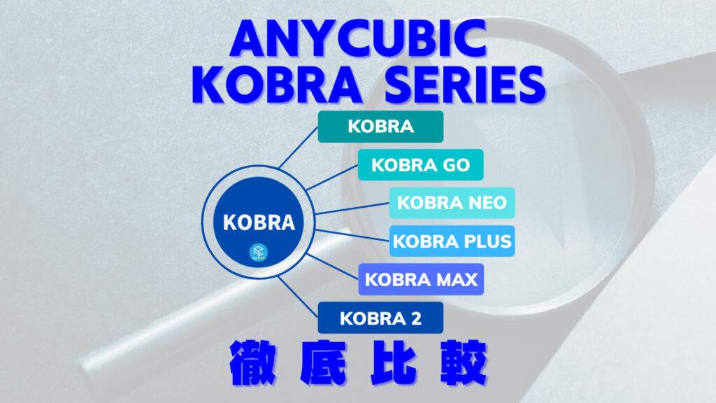 Kobra 2登場】Anycubic Kobraシリーズ徹底比較！【Kobra/Go/Neo/Plus/Max】
