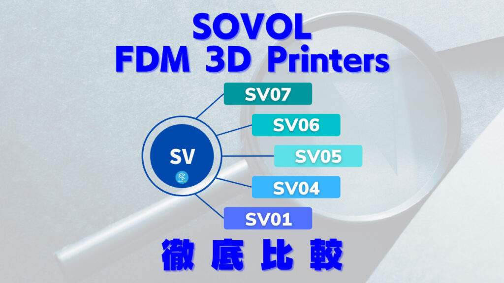 2024】SOVOL 3Dプリンター徹底比較！【SV07 Plus/SV07/SV06 Plus/SV06】