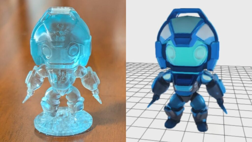 3Dモデル生成AI「PrintMon Maker」でデータ作成したドラゴンの3Dプリント結果