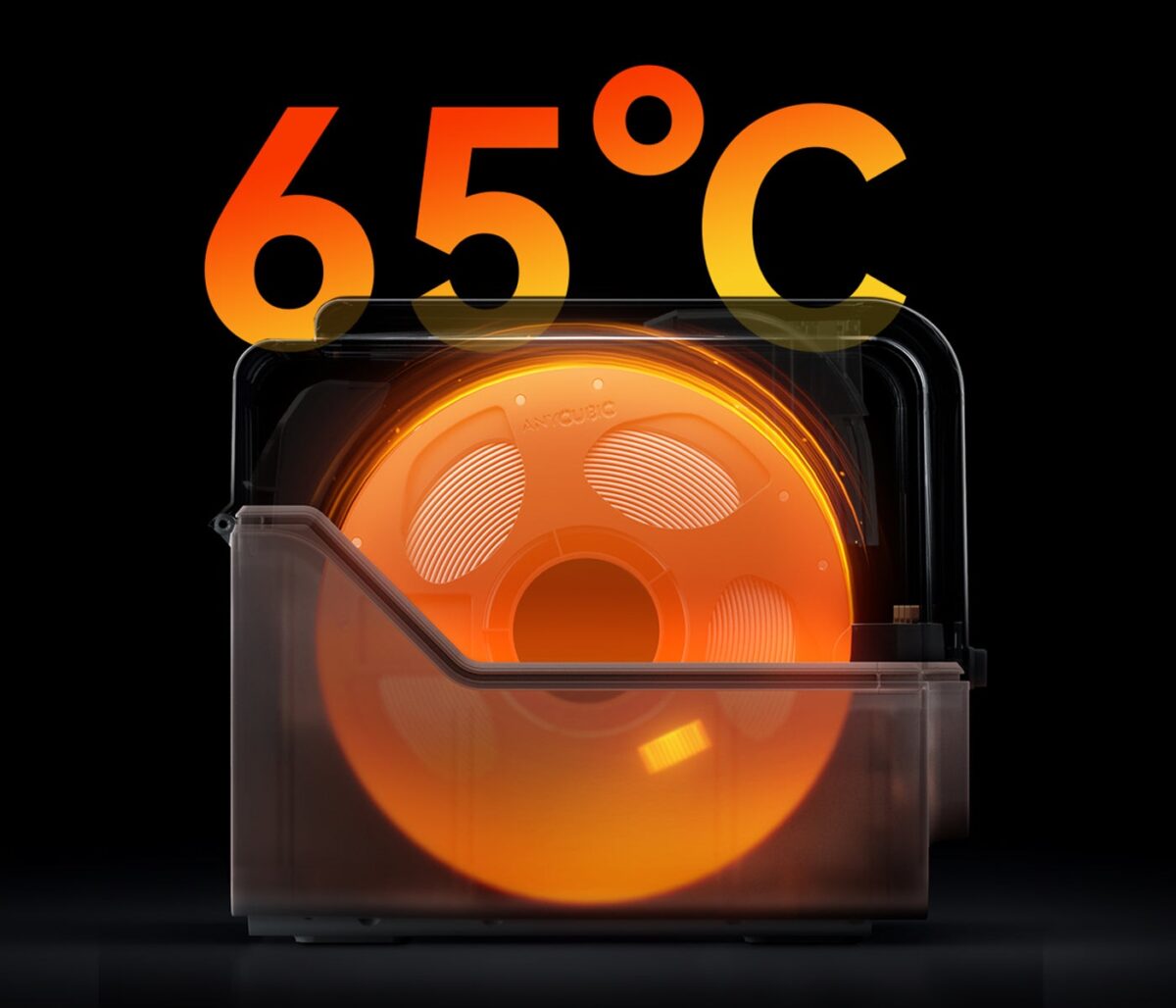 プリント中も65℃まで乾燥できるACE 2 Pro(出典:Anycubic公式)