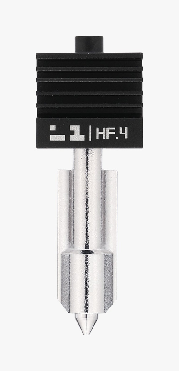 HF.4の刻印がある0.4mm焼入れスチールの大流量ホットエンド