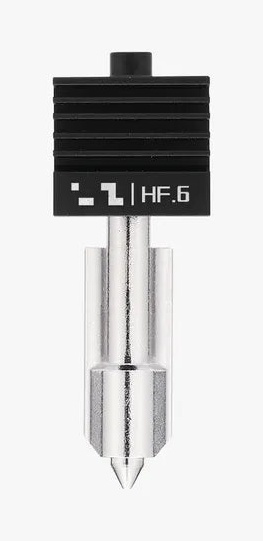 HF.6の刻印がある0.6mm焼入れスチールの大流量ホットエンド