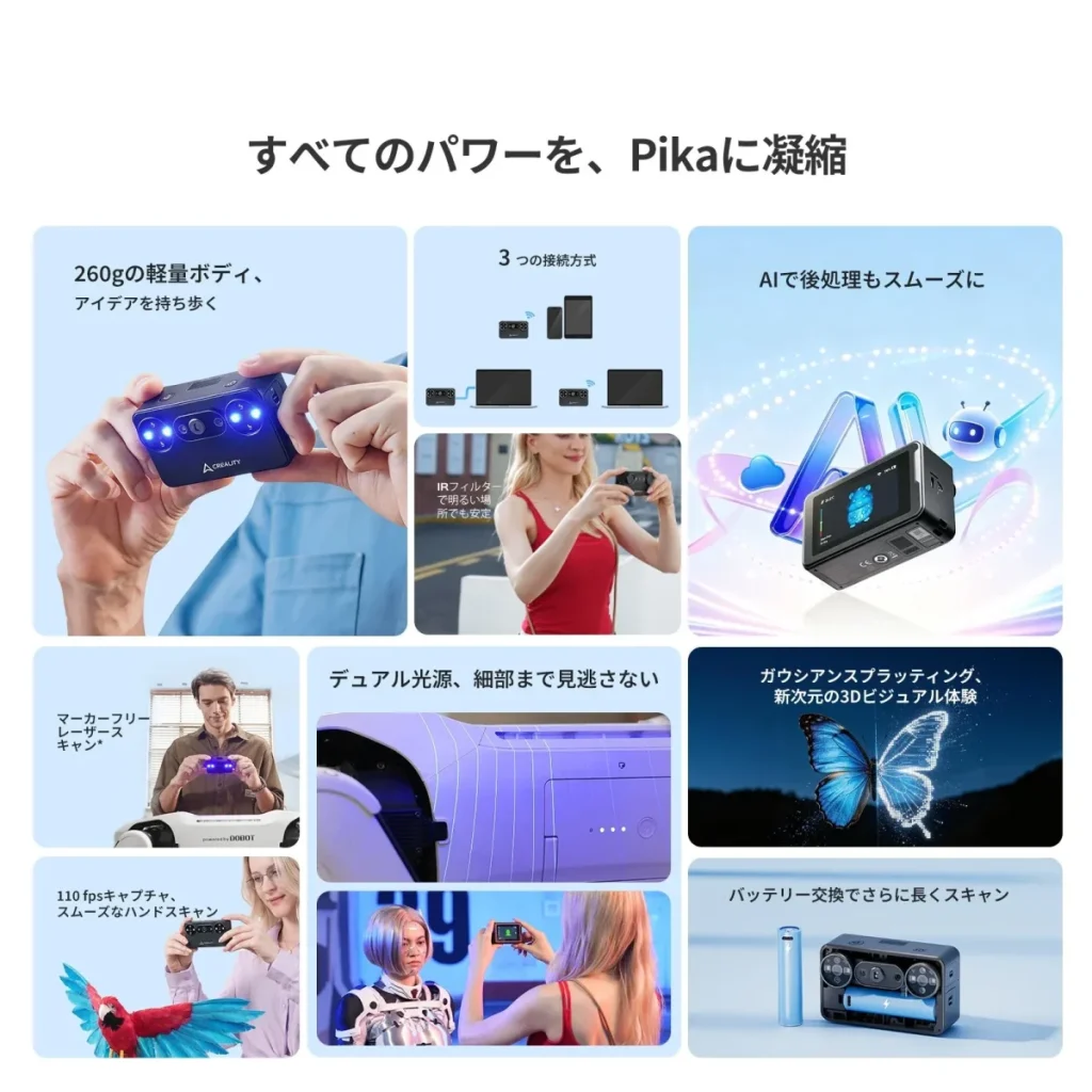 Pikaの主な特徴