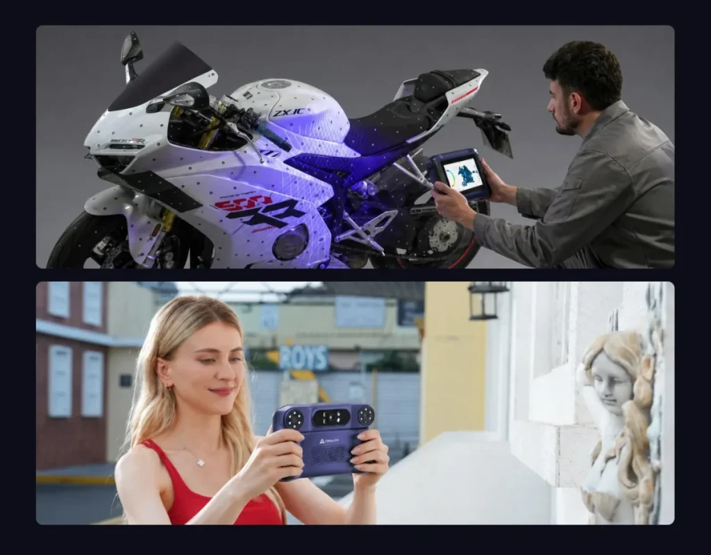 作業場でも屋外でも使えるSermoon P1S