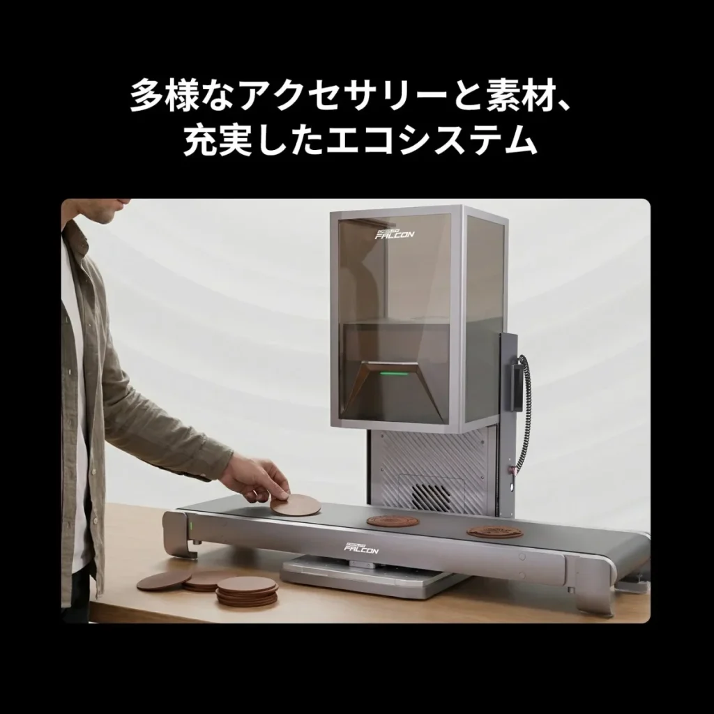 自動コンベアと組み合わせたFalcon T1
