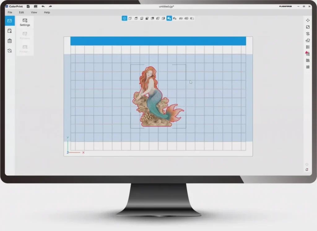 ColorPrintの画面