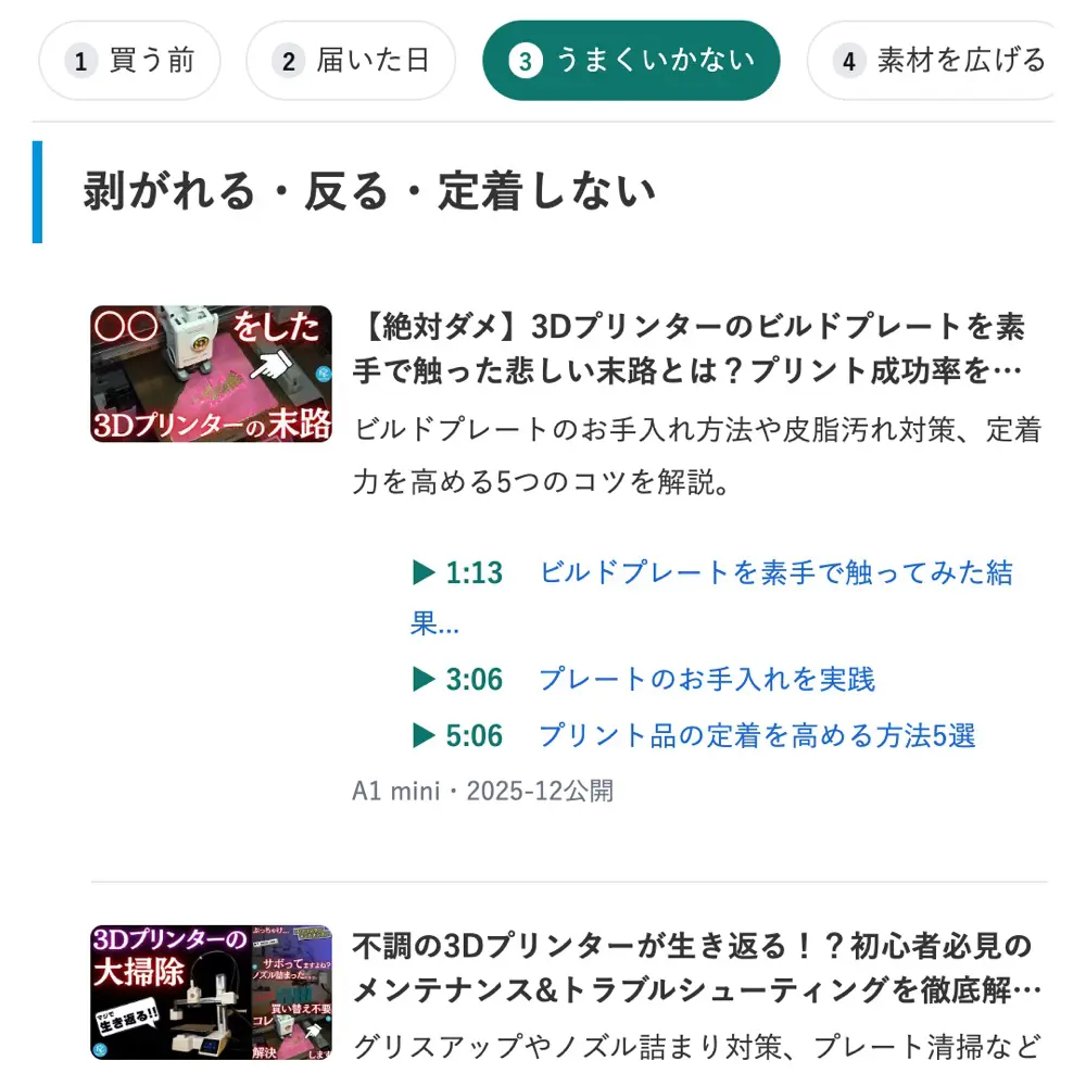 3Dプリンターはじめてナビ