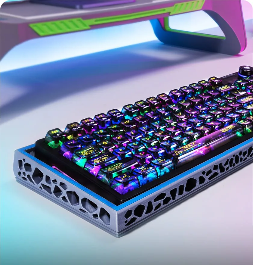 SPARKX i7でプリントされたキーボードケースの作例