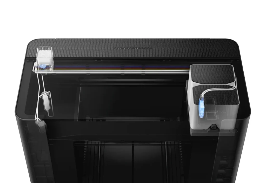 SmartCycle 2.0で循環する本体内部のインク経路のイメージ